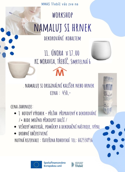 Namaluj si hrnek - workshop