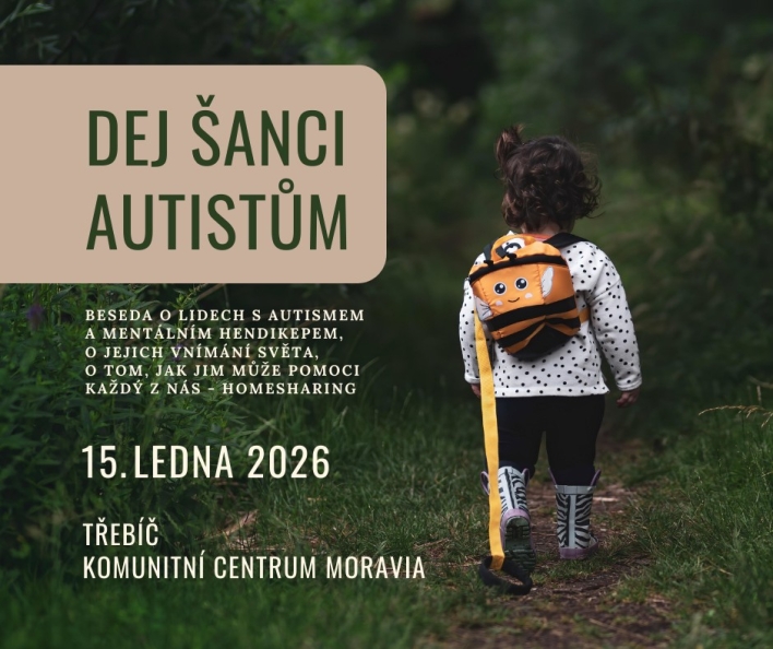 Dej šanci autistům - beseda