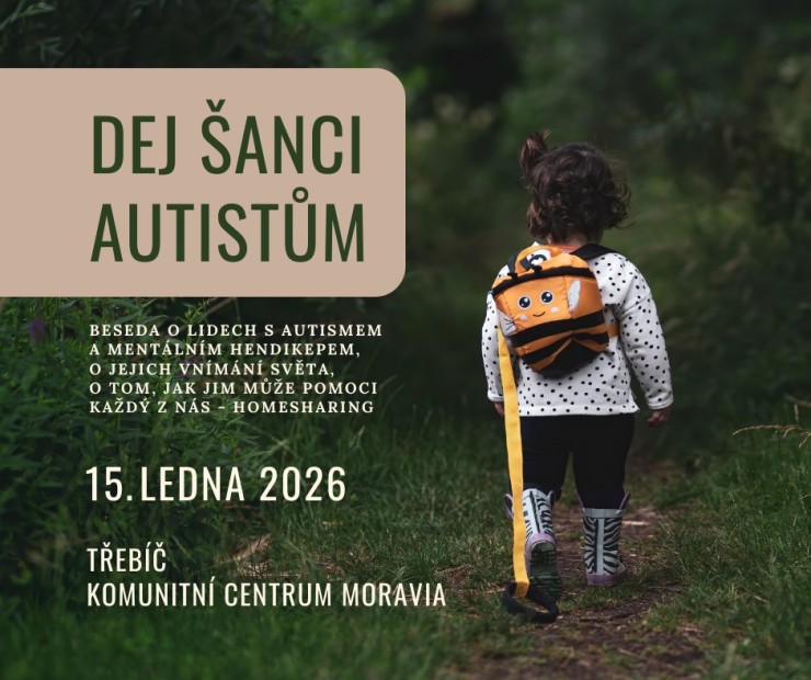 Dej šanci autistům - beseda