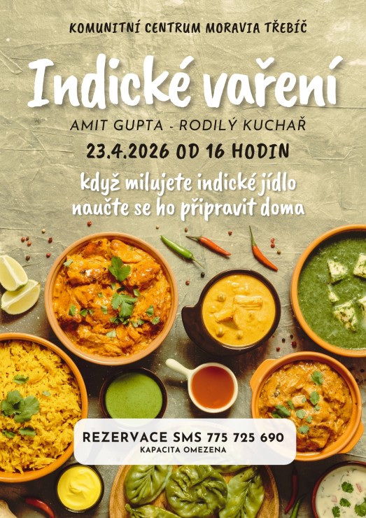 Indické vaření / pro velký zájem máme další dubnový termín