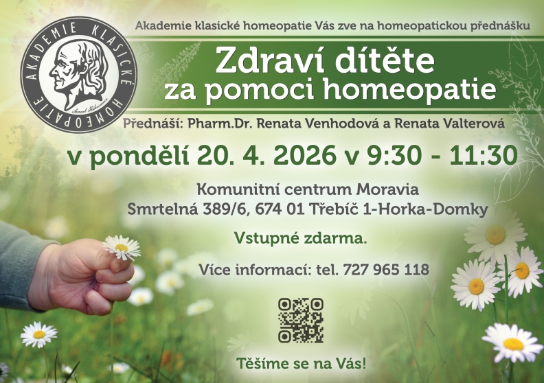 ZDRAVÍ DÍTĚTE ZA POMOCI HOMEOPATIE