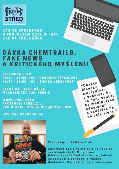Dávka chemtrails, fake news a kritického myšlení Dávka chemtrails, fake news a kritického myšlení